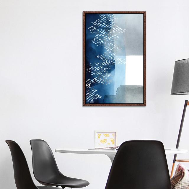 Waterfall Abstract II Ivy Bronx Size: 101.6cm H x 66.04cm W x 3.81cm D, Format: Classic Wood Framed on Productcaster.