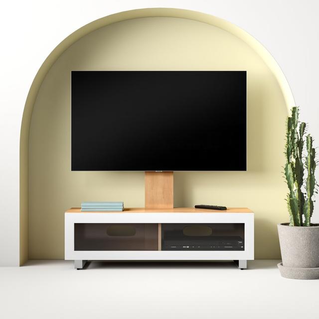 Demetri TV Stand for TVs up to 55" Hashtag Home Colour: Oak on Productcaster.