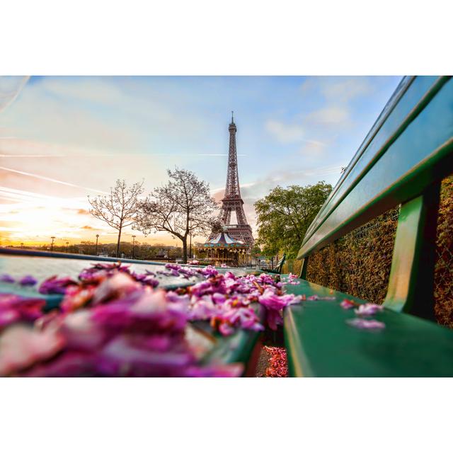 Eiffel Tower During Spring - Wrapped Canvas Photograph 17 Stories Size: 81cm H x 122cm W on Productcaster.