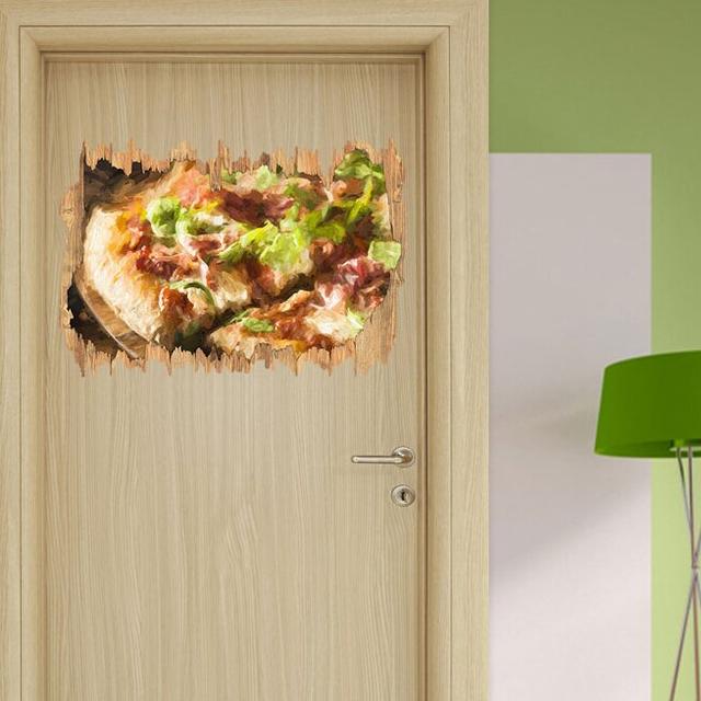 Wandtattoo Steinofenpizza mit Schinken und Rucola East Urban Home on Productcaster.