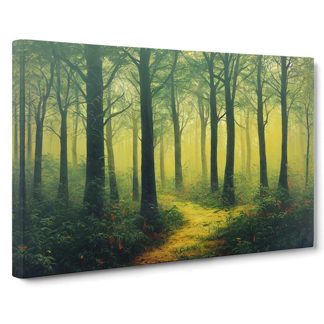 Forest Vol.1 - Wrapped Canvas Graphic Art Alpen Home Size: 35cm H x 50cm W x 3cm D on Productcaster.