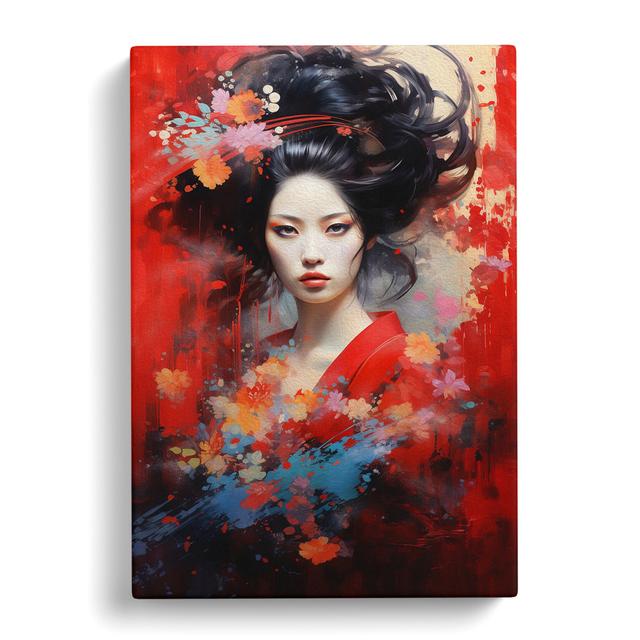 Geisha Colour Field - Print Marlow Home Co. Size: 50cm H x 35cm W x 3cm D on Productcaster.