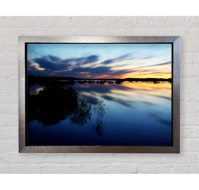 Ocean Sky Reflections - Single Picture Frame Art Prints Bright Star Size: 100cm H x 141.4cm W on Productcaster.