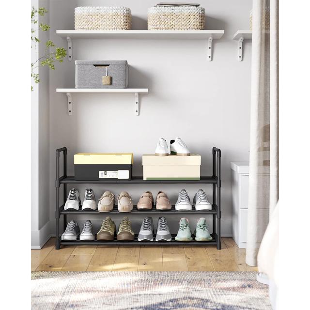 15 Pair Stackable Shoe Rack Rebrilliant on Productcaster.