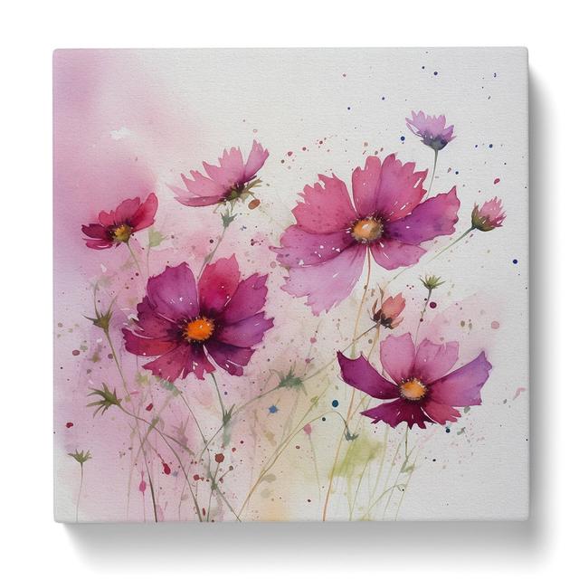 Cosmos Watercolour - Art Prints Marlow Home Co. on Productcaster.