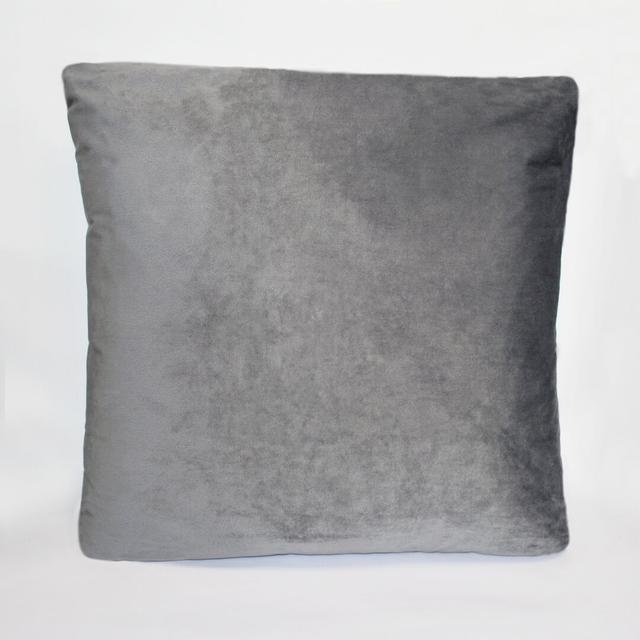 Nayeli Cushion with Filling Fairmont Park Colour: Silver, Size: 59cm H x 59cm W x 10cm D on Productcaster.