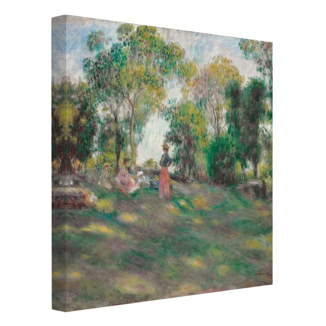 Leinwandbild Landschaft mit Figuren von Auguste Renoir Rosalind Wheeler Rahmen-Option: 50 cm H x 50 cm B on Productcaster.