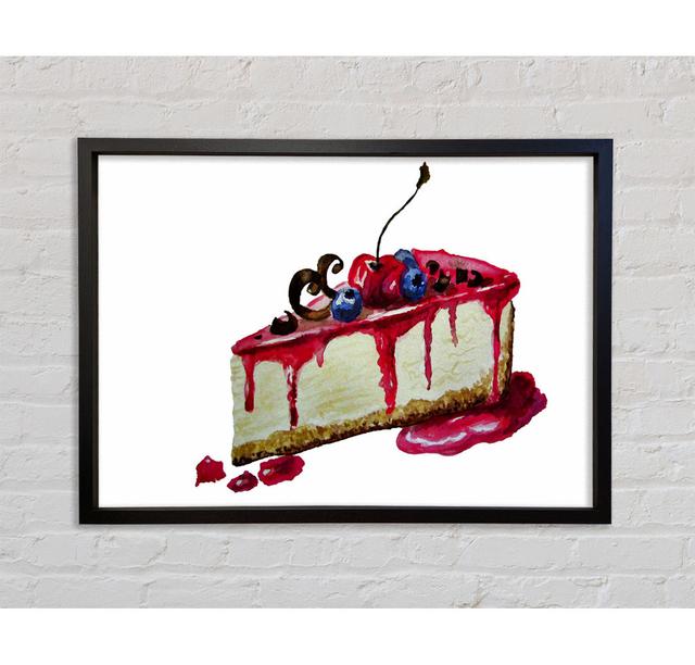 Cheesecake Delight - Single Picture Frame Art Prints on Canvas Bright Star Size: 100cm H x 141.4cm W x 3.3cm D on Productcaster.