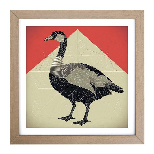 Goose Constructivism No.1 - Single Picture Frame Print Brambly Cottage Format: Oak on Productcaster.