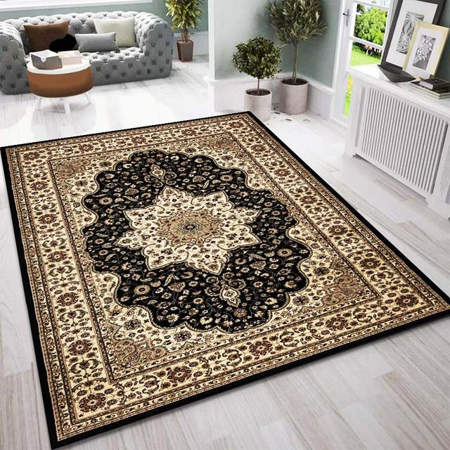 Black Rug BEACHSIDE HOME DECORE LTD Rug Size: Rectangle 80 x 150cm on Productcaster.