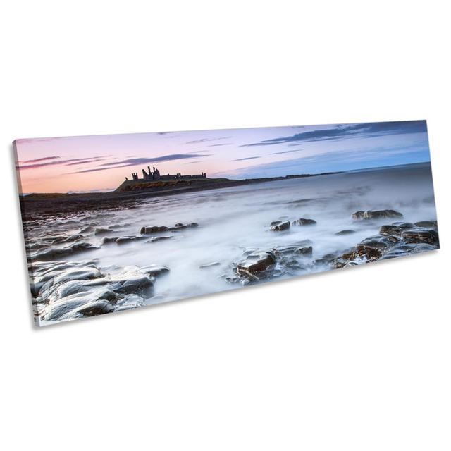 Sunset Dunstanburgh Castle by Unknow - Wrapped Canvas Panoramic Print 17 Stories Size: 45.72cm H x 137.16cm W x 2cm D on Productcaster.