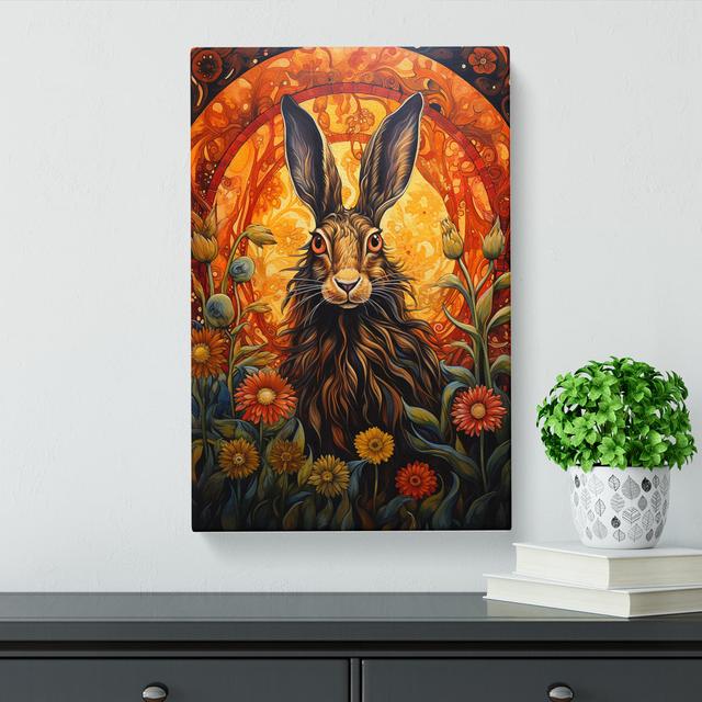 Hare Renaissance - Print Brambly Cottage Size: 50cm H x 35cm W x 3cm D on Productcaster.