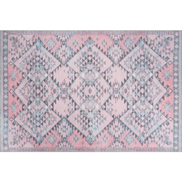 Mccoy Black/Pink Rug Gracie Oaks Rug Size: Rectangle 230 x 330cm on Productcaster.