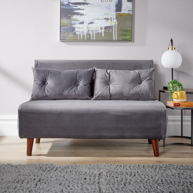 Lonara Sofa Fairmont Park Fabric: Grey Velvet on Productcaster.