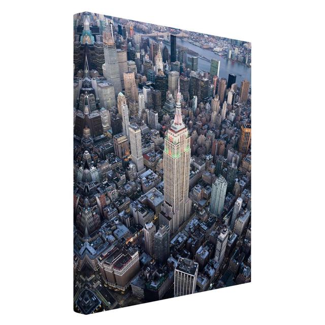 Empire State of Mind Art Print on Canvas Ebern Designs Format: Canvas 260g/m², Size: 60cm H x 40cm W on Productcaster.