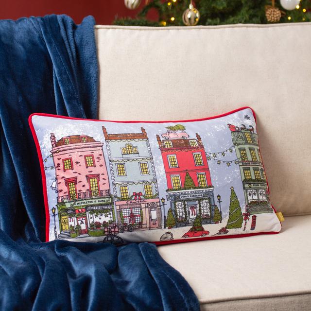 Christmas Spirit Rectangular Scatter Cushion Cushion With Filling furn. on Productcaster.