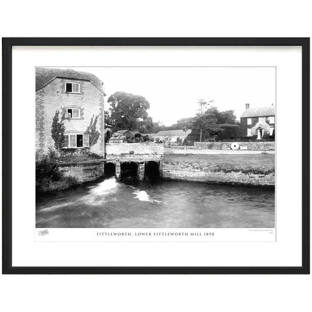 'Fittleworth, Lower Fittleworth Mill 1898' by Francis Frith - Picture Frame Photograph Print on Paper The Francis Frith Collection Size: 40cm H x 50cm on Productcaster.