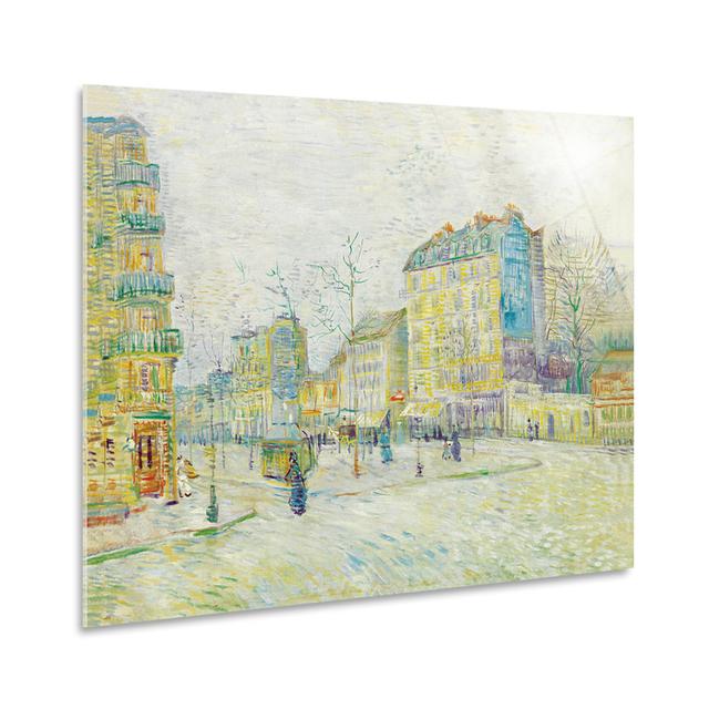 Clichy Avenue by Vincent Van Gogh - Unframed Painting on Glass Rosalind Wheeler Size: 65cm H x 95cm W on Productcaster.