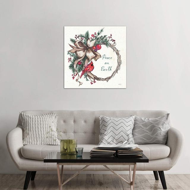 'Seasonal Charm IV' Painting Print on Canvas The Seasonal Aisle Size: 66.04cm H x 66.04cm W x 3.81cm D, Format: Wrapped Canvas on Productcaster.