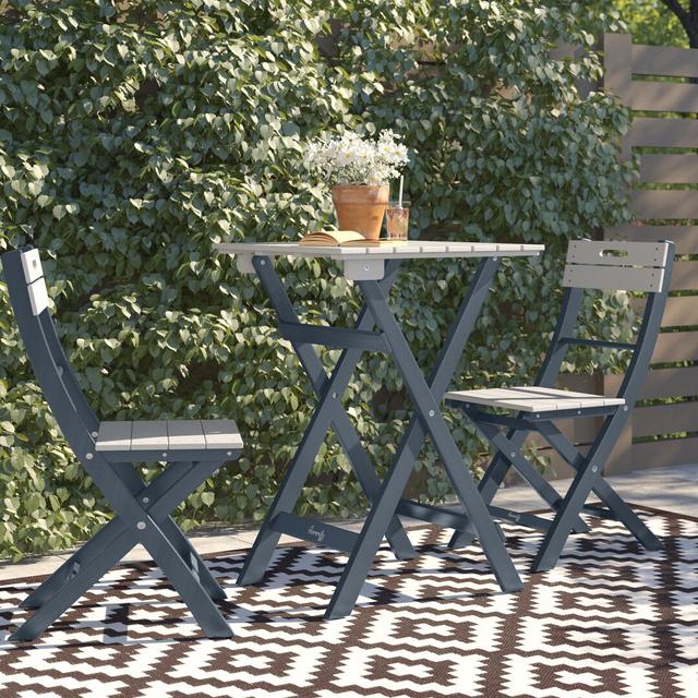 Valery 2 Seater Bistro Set Sol 27 Outdoor on Productcaster.