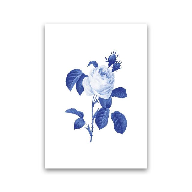 Blue Botanic I - Print 17 Stories Frame Option: No Framed, Size: 42cm H x 29.7cm W x 4cm D on Productcaster.