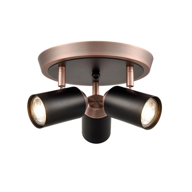 Tomo LED Ceiling Spotlight Fairmont Park Fixture Finish: Black/Copper on Productcaster.