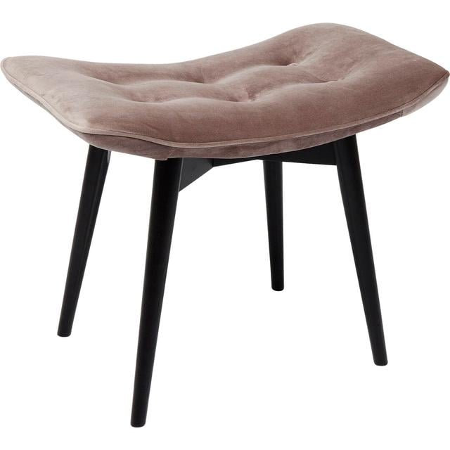 Sitzhocker Vicky KARE Design Polsterfarbe: Grau/Schwarz on Productcaster.