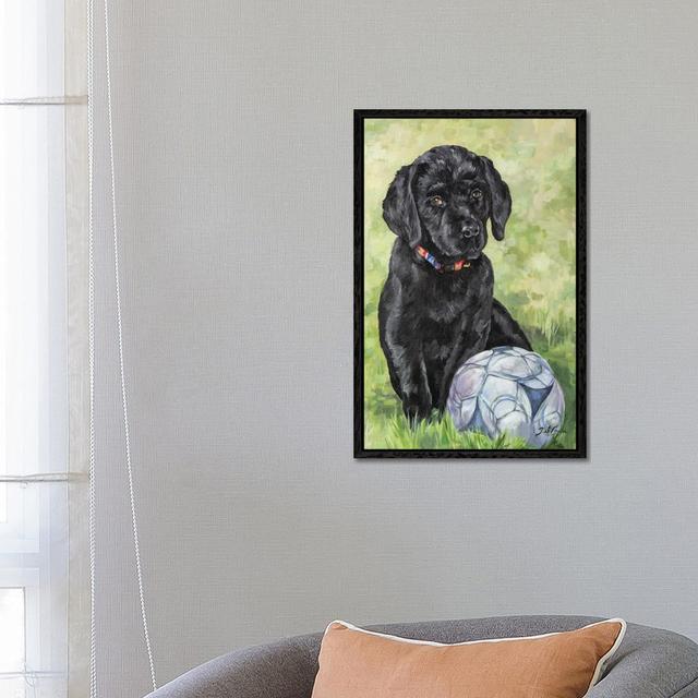 Soccer Lab by Debi Coules - Gallery-Wrapped Canvas Giclée on Canvas Lark Manor Size: 66.04" H x 45.72" W x 3.81" D, Format: Black Floater Frame on Productcaster.