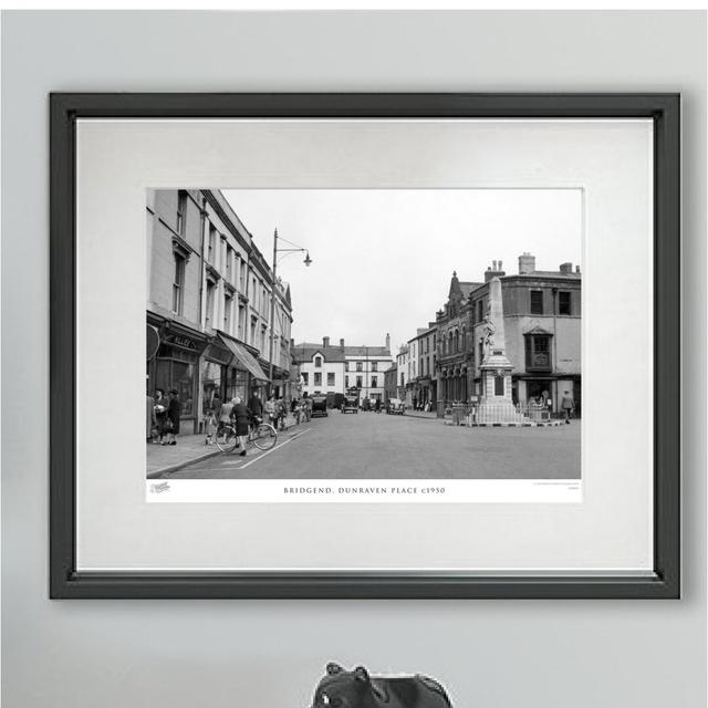 'Bridgend, Dunraven Place C1950' by Francis Frith - Picture Frame Photograph Print on Paper The Francis Frith Collection Size: 28cm H x 36cm W x 2.3cm on Productcaster.