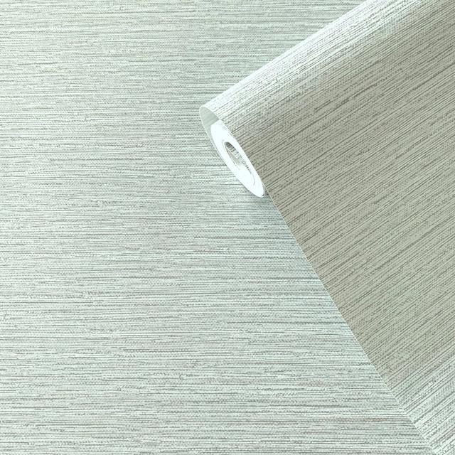 Lustre Collection Smooth Sheen Weave 10.05m x 53cm Wallpaper Roll Borough Wharf Colour: Green on Productcaster.