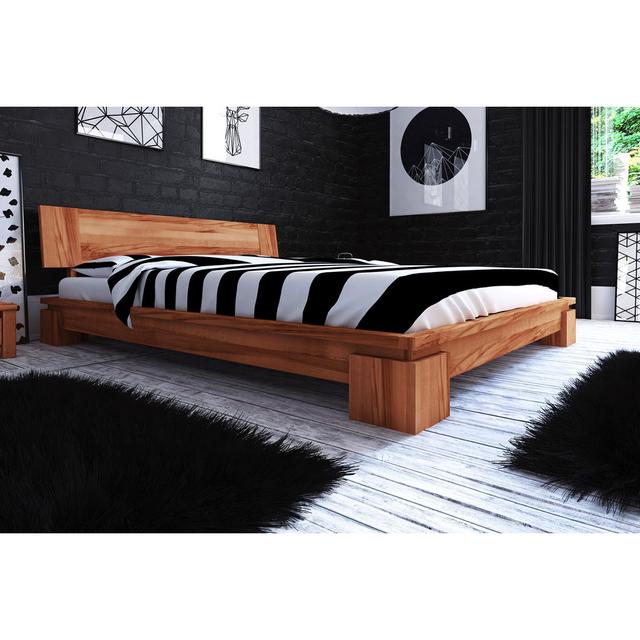 Vinci Bed Frame TheBeds Colour: Brown, Size: European Kingsize (148 x 203cm) on Productcaster.