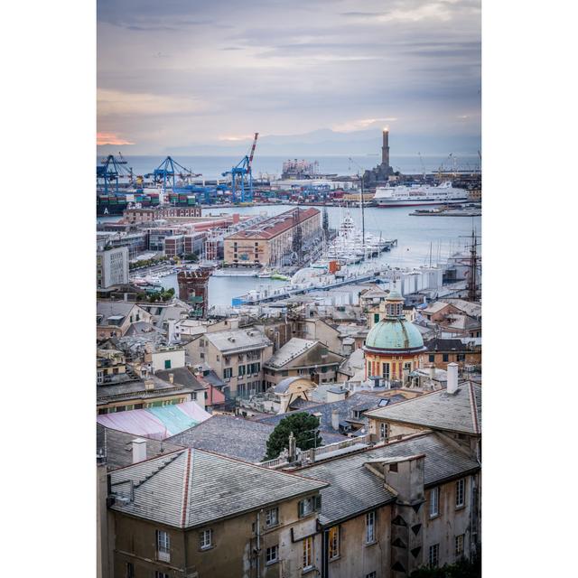 Cocheta Panorama Genoa - Wrapped Canvas Print Marlow Home Co. Size: 122cm H x 81cm W x 3.8cm D on Productcaster.