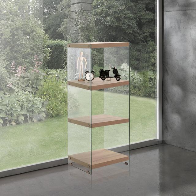 Duffy Bookcase Latitude Run Size: 120cm H x 49cm W x 29.5cm D on Productcaster.