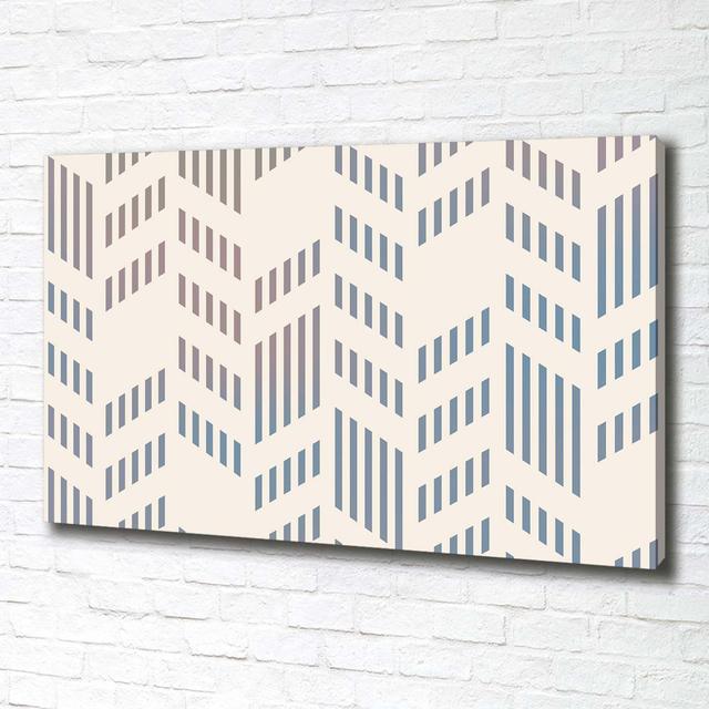 Geometric Background - Wrapped Canvas Art Prints Brayden Studio on Productcaster.