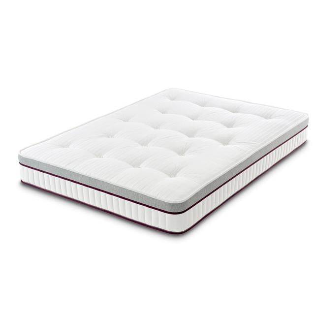 Amani White Noise Open Coil Mattress White Noise Size: Super King (6') on Productcaster.