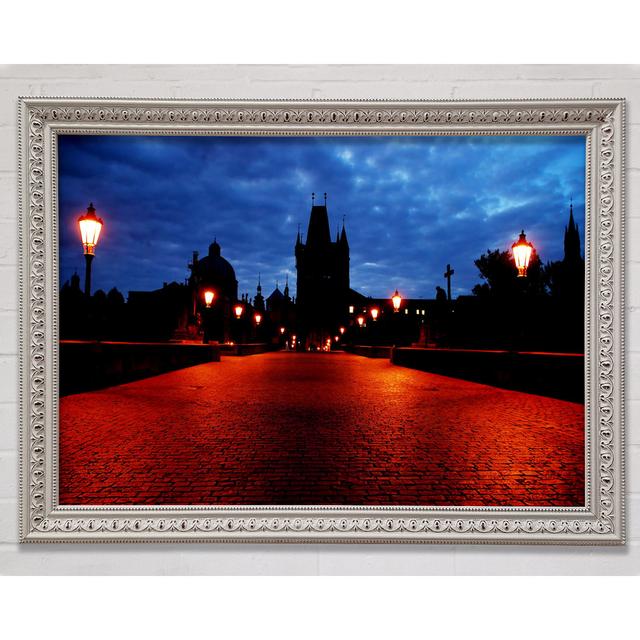 Prague Night Lights - Single Picture Frame Art Prints Bright Star Size: 21cm H x 29.7cm W x 3cm D on Productcaster.