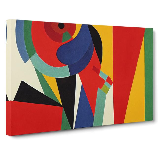 XXX-H1022-WF-7711X Serene Abstract Art - Wrapped Canvas Print Metro Lane Size: 50cm H x 76cm W x 3cm D on Productcaster.