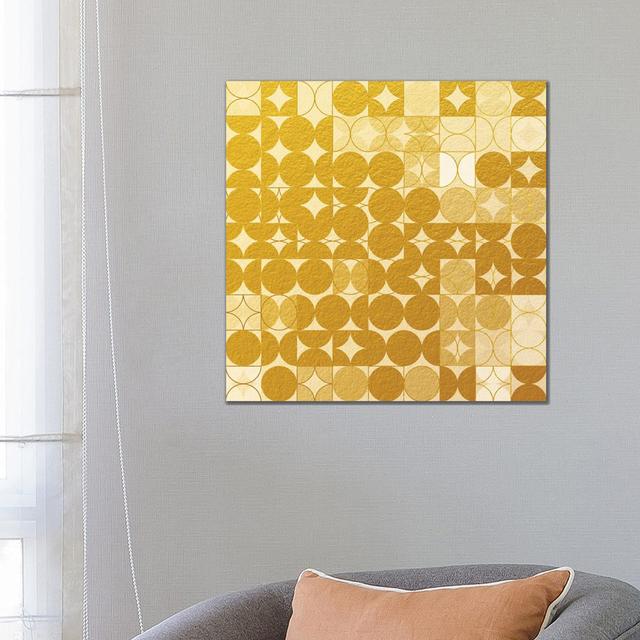 Geometric XIX V2 by Tenyo Marchev - Wrapped Canvas Print Corrigan Studio Size: 66.04cm H x 66.04cm W on Productcaster.