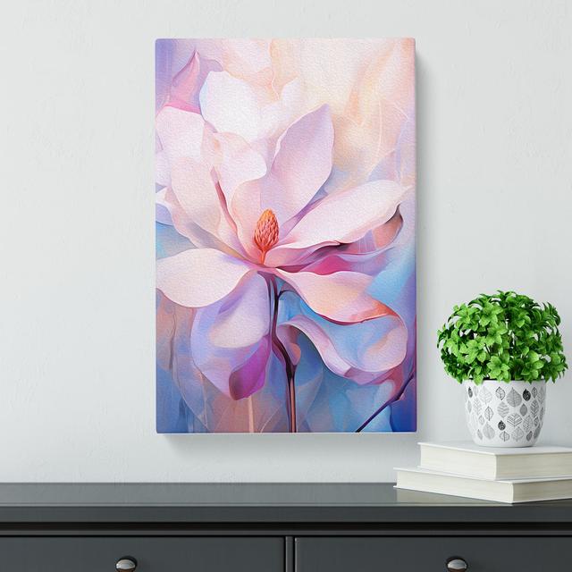 Magnolia Flower Abstract - No Frame Art Prints Marlow Home Co. Size: 60cm H x 40cm W x 3cm D on Productcaster.