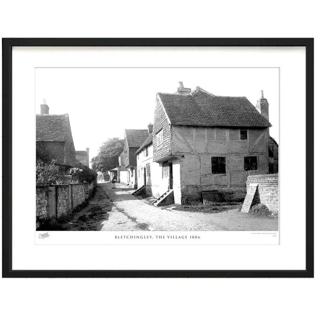 'Bletchingley, the Village 1886' by Francis Frith - Picture Frame Photograph Print on Paper The Francis Frith Collection Size: 45cm H x 60cm W x 2.3cm on Productcaster.