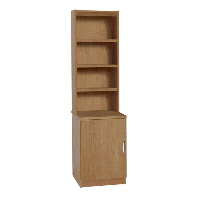 Archibald 1 Door Storage Cabinet Gracie Oaks Finish: English Oak on Productcaster.