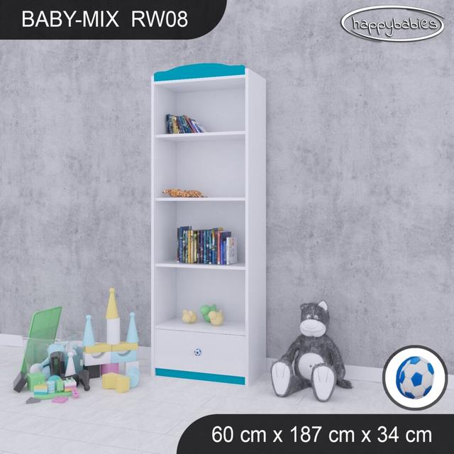 Baby Mix Cube Unit Happy Babies Colour: Blue, Size: 187cm H x 60cm W x 34cm D on Productcaster.