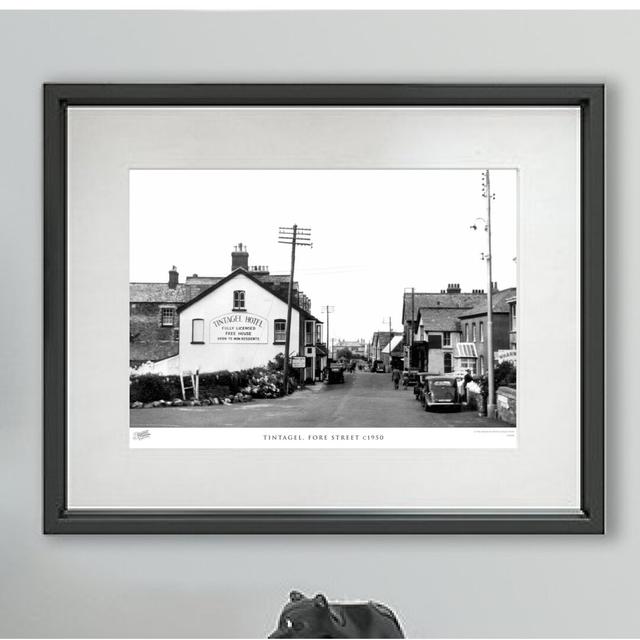 'Tintagel, Fore Street C1950' by Francis Frith - Picture Frame Photograph Print on Paper The Francis Frith Collection Size: 40cm H x 50cm W x 2.3cm D on Productcaster.