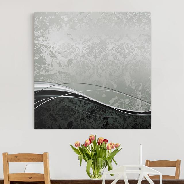 Swinging Baroque - Wrapped Canvas Graphic Art Rosalind Wheeler Format: 260g/m² canvas, Size: 80cm H x 80cm W on Productcaster.