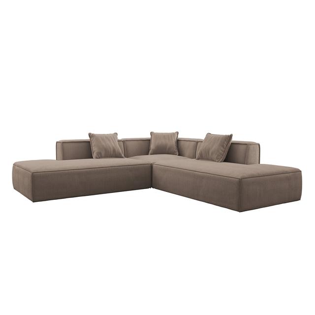 Ecksofa SIA Home Farbe der Polsterung: Schokoladenbraun on Productcaster.