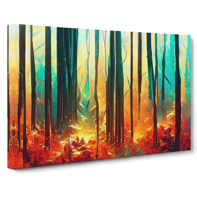 Pretty Forest Vol.2 - Wrapped Canvas Graphic Art Metro Lane Size: 40cm H x 60cm W x 3cm D on Productcaster.