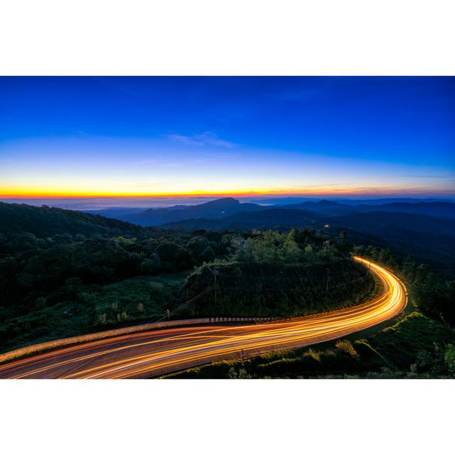 Car Light Trail by Unknown - Wrapped Canvas Photograph 17 Stories Size: 20cm H x 30cm W on Productcaster.