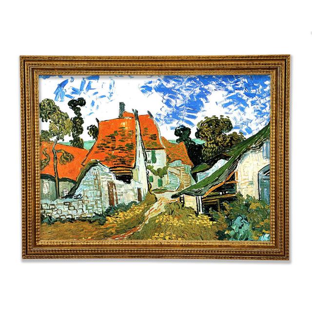 Van Gogh Houses In Auvers - Single Picture Frame Art Prints Bright Star Size: 42.1cm H x 59.7cm W x 3cm D on Productcaster.