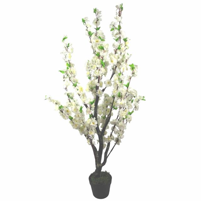 Floor Flowering Tree in Pot Leaf Flower Colour: White on Productcaster.