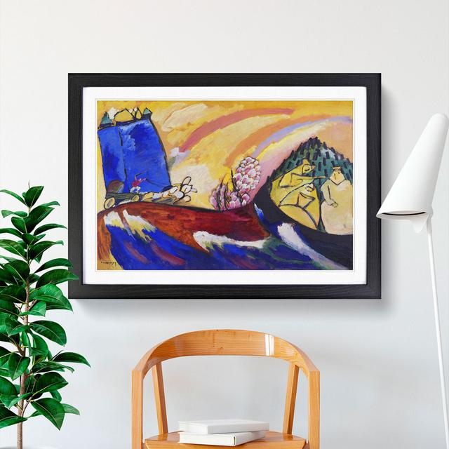 Troika by Wassily Kandinsky - Picture Frame Painting East Urban Home Frame Option: Black Framed, Size: 48cm H x 65cm W x 2cm D on Productcaster.